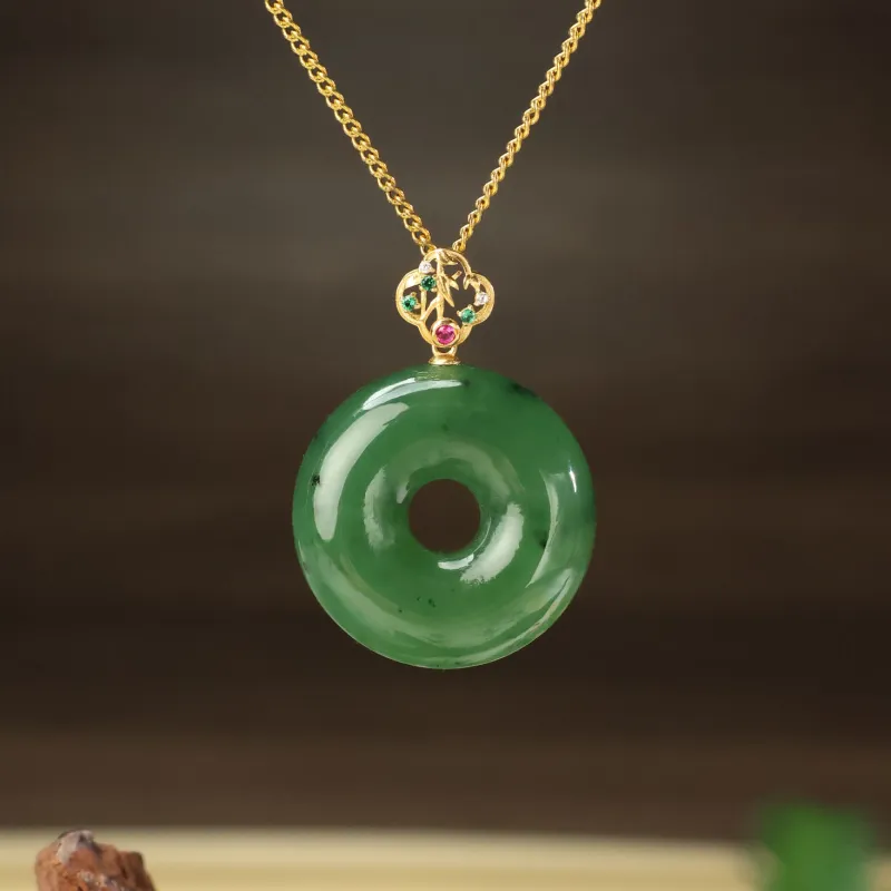 YUJIANQINGJIE Hetian Jade Pendants Jasper Unisex-7