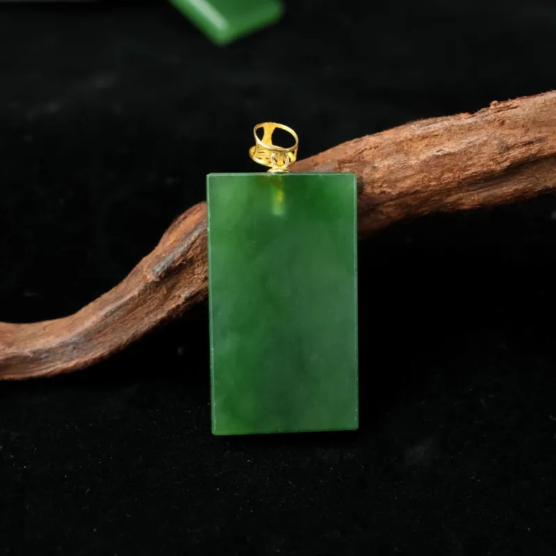 YUJIANQINGJIE Hetian Jade Pendants Jasper Unisex-6