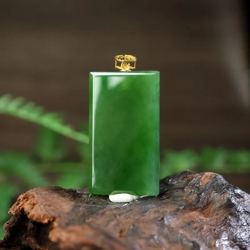 YUJIANQINGJIE Hetian Jade Pendants Jasper Unisex-1
