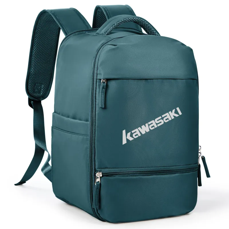 Kawasaki Fabric Backpack And Laptop Bag Regular Unisex Multicolor-12
