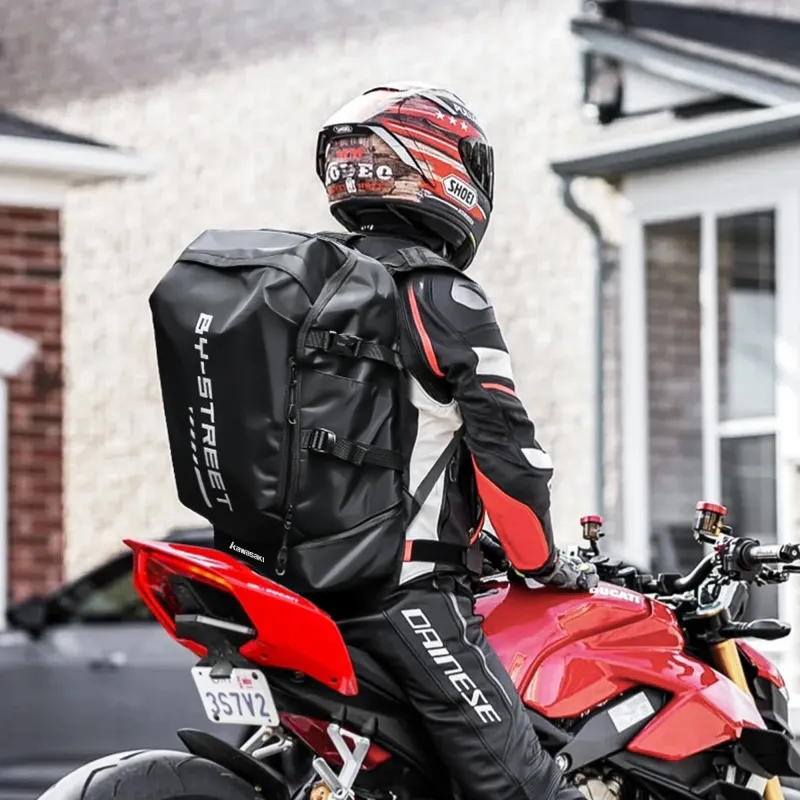 Kawasaki Fabric Backpack Regular Unisex Black-5