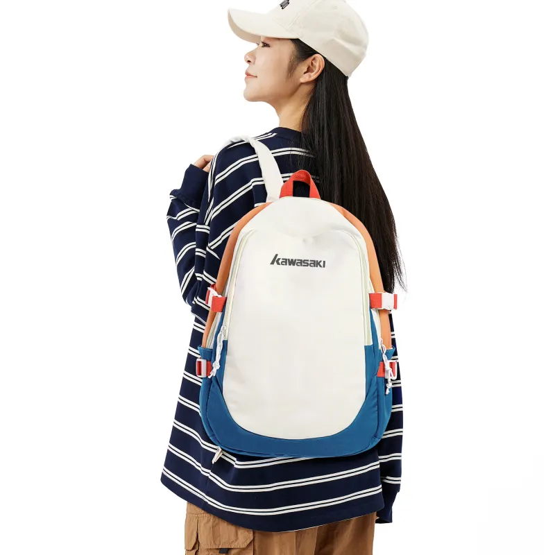 Kawasaki Fabric Backpack Laptop Bag Regular Unisex Multicolor-5