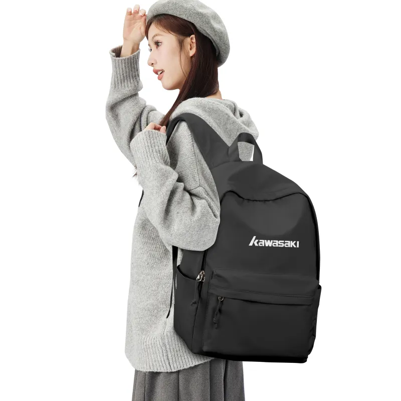 Kawasaki Fabric Backpack Laptop Bag Regular Unisex Multicolor-6
