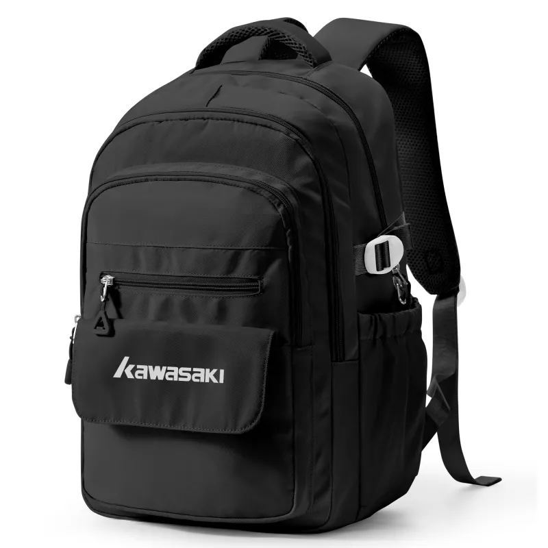 Kawasaki Fabric Backpack Regular Unisex Light Blue/Light Gray/Ecru-17