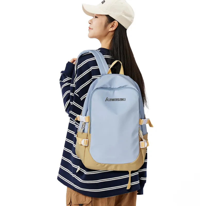 Kawasaki Fabric Backpack Laptop Bag Regular Unisex Multicolor-23