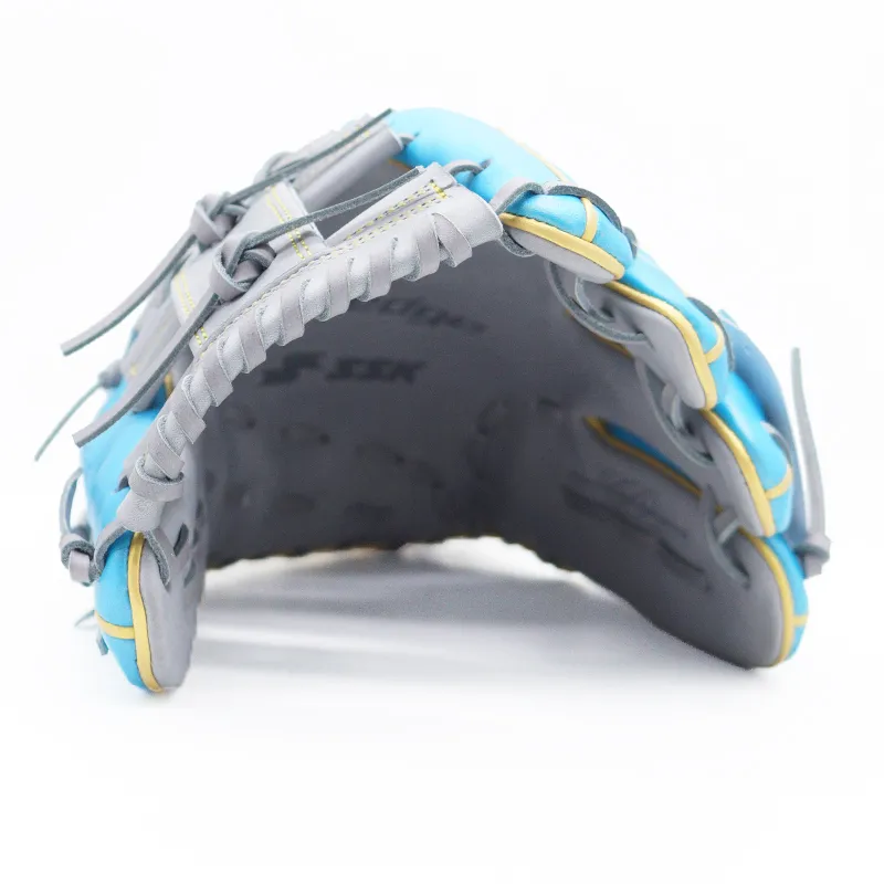 SSK Baseball Gloves Catcher's Glove Top Grain Cow Leather Unisex Smoke Blue-7