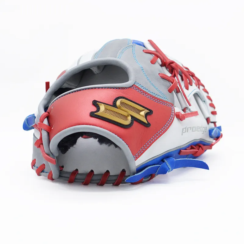 SSK Baseball Gloves Catcher's Glove Top Grain Cow Leather White Snake Color Scheme-4