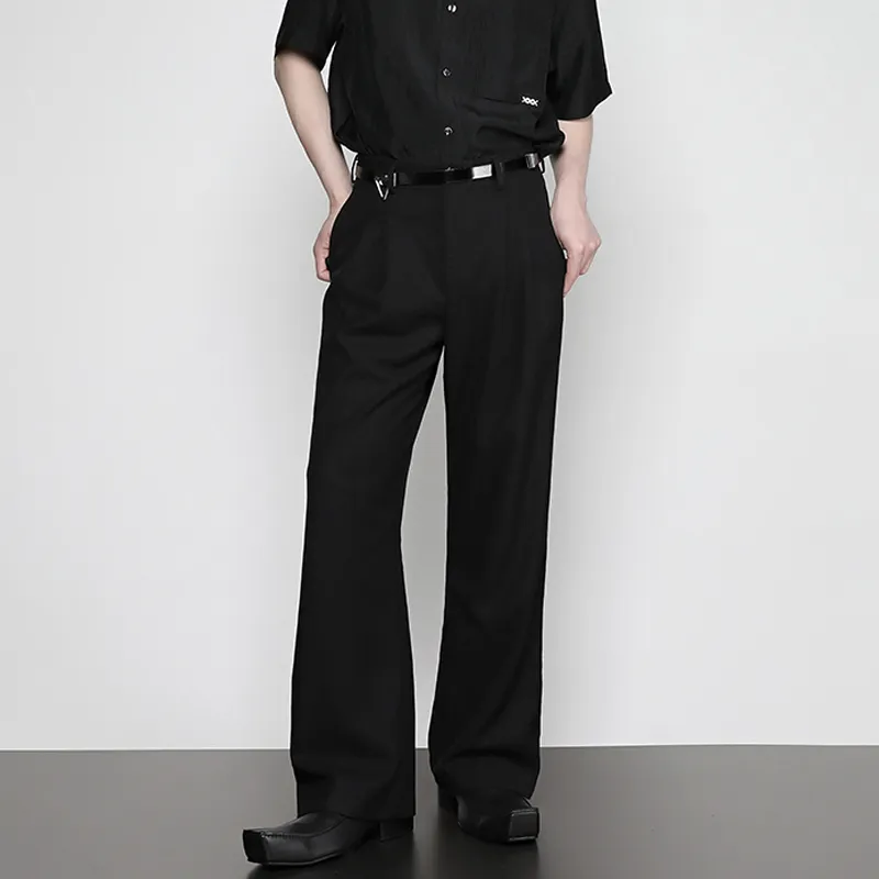 RAYSHOW Suit Trouser Men's Black-2