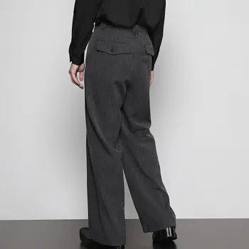 RAYSHOW Casual Pants Men's Gray