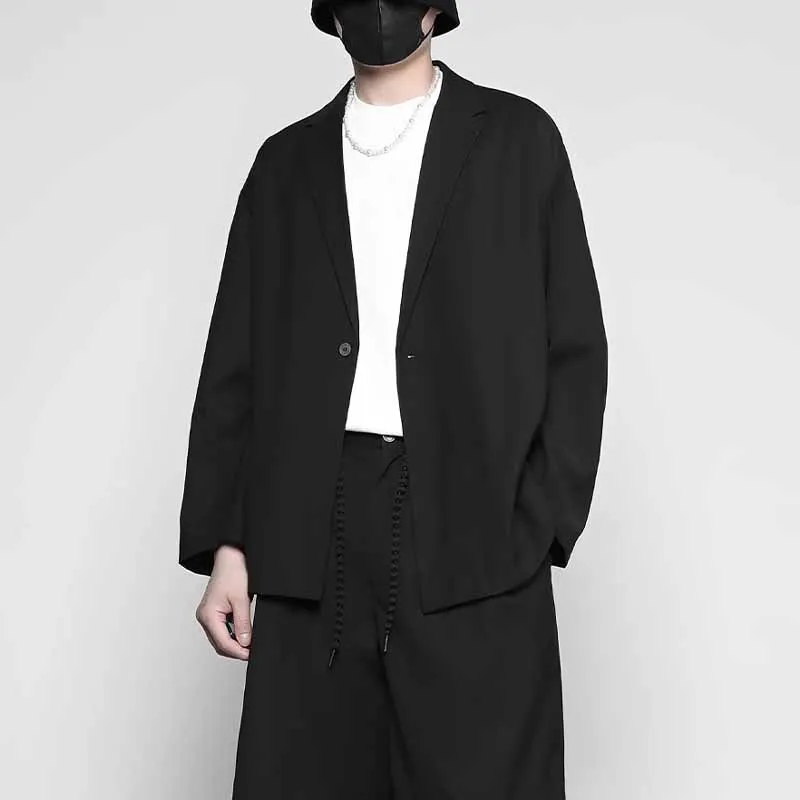 RAYSHOW Business Suit Men's Black-3