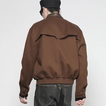 RAYSHOW Jackets Coats Men's Coffee