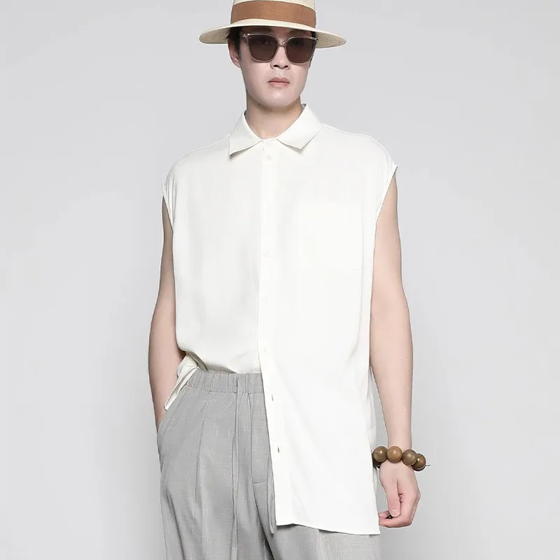 RAYSHOW Shirts Men Apricot-2