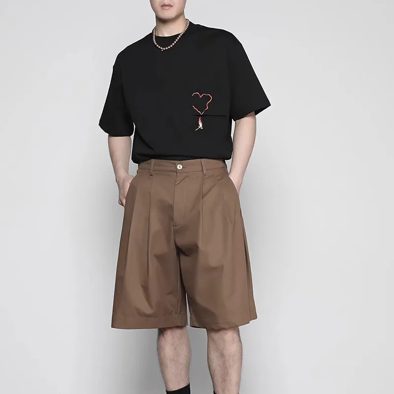 RAYSHOW T Shirts Men Black-4