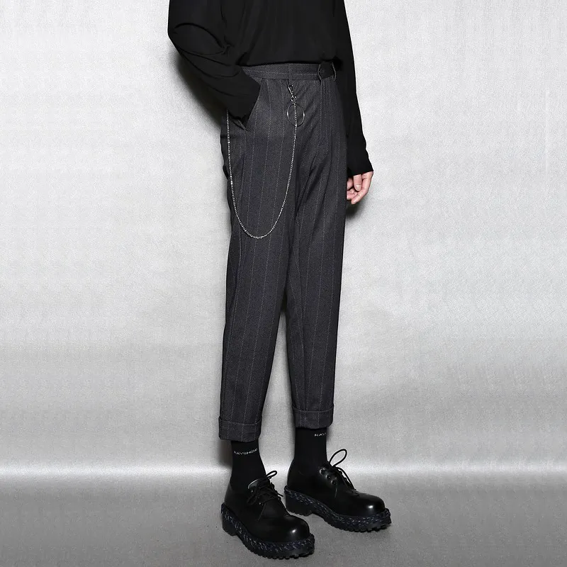 RAYSHOW Suit Trousers Men-3