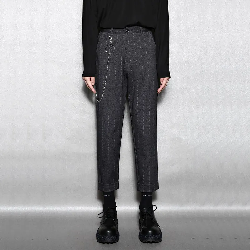 RAYSHOW Suit Trousers Men-4