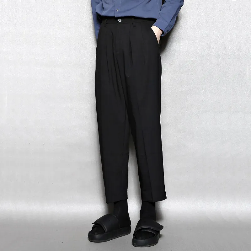 RAYSHOW Suit Trouser Men's Black-5