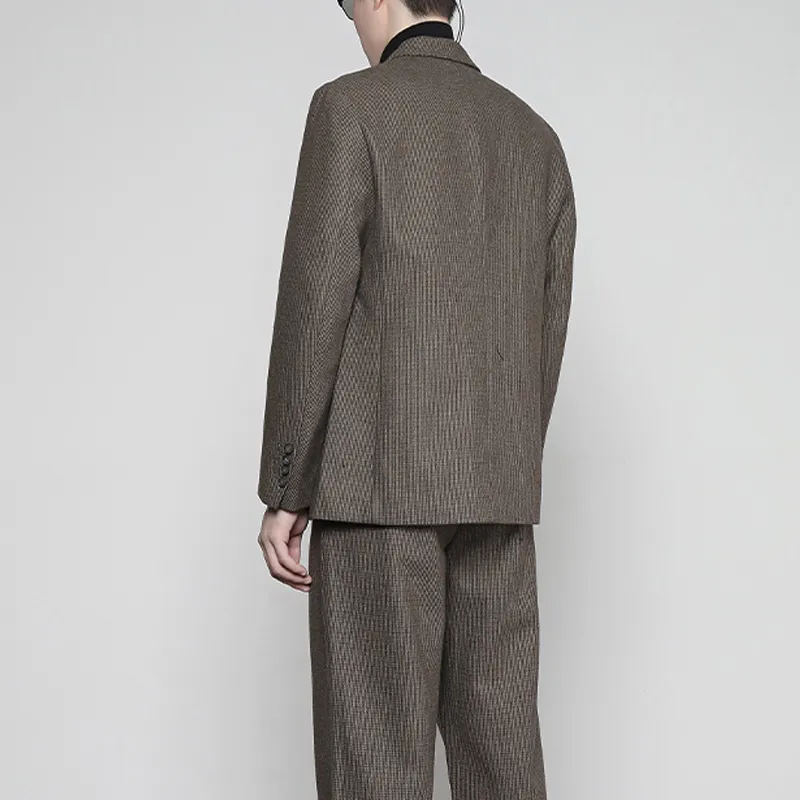 RAYSHOW Business Suit Men's Coffee-1