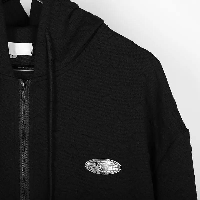 RAYSHOW Sweatshirts Men Black-3