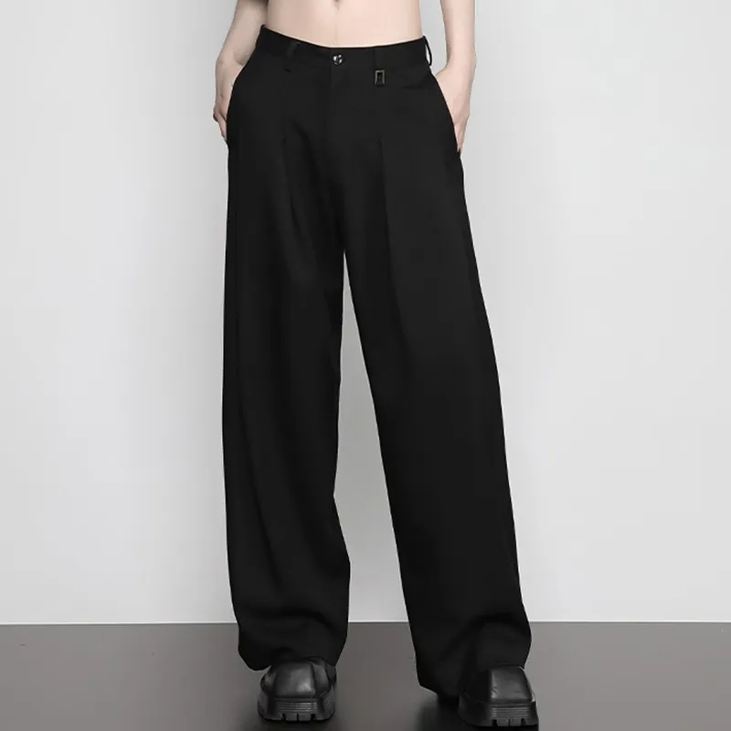 RAYSHOW Suit Trouser Men's Black-5