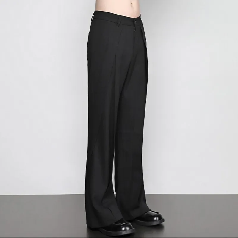 RAYSHOW Suit Trousers Men Black-6