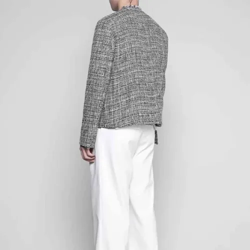RAYSHOW Jacket Men's Black White