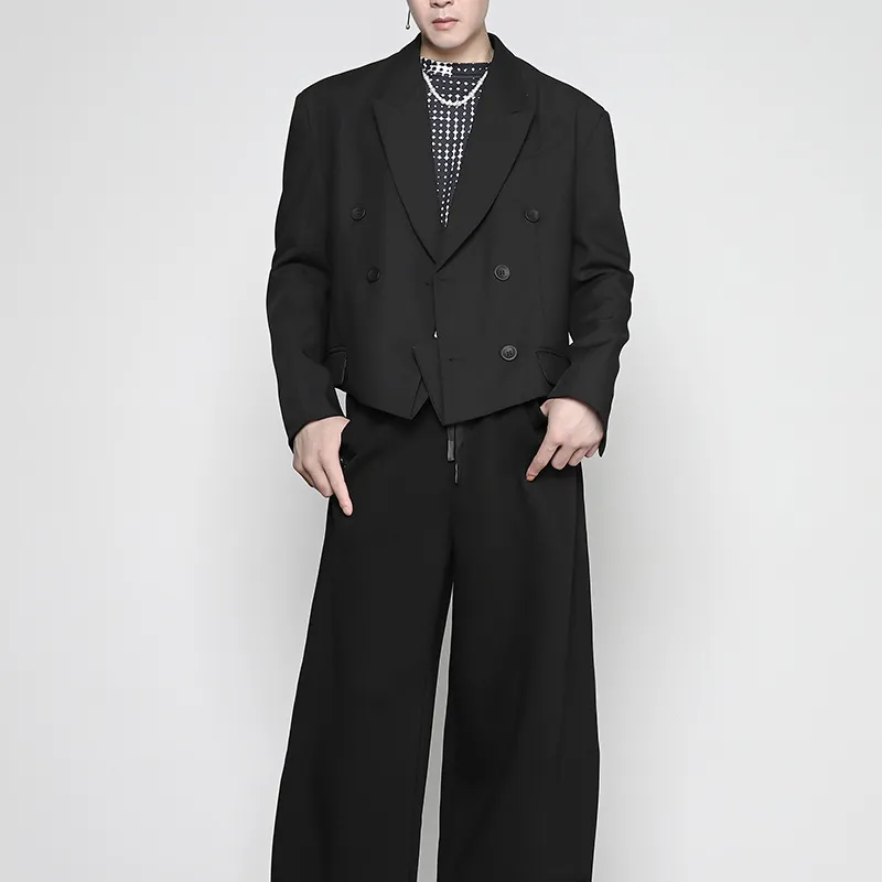 RAYSHOW Business Suit Men's Black-2