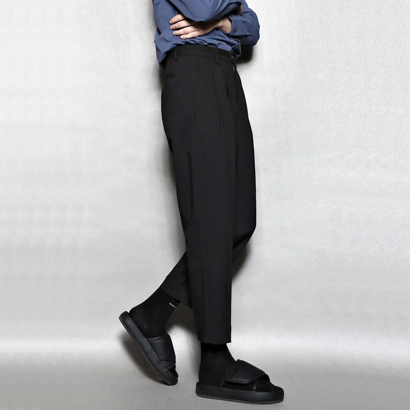 RAYSHOW Suit Trouser Men's Black-4
