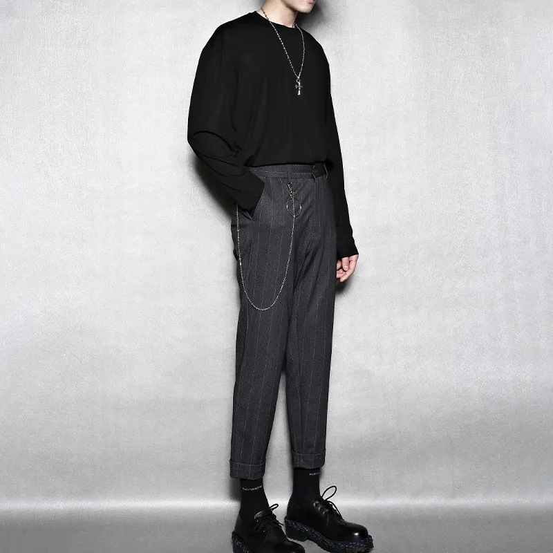RAYSHOW Suit Trouser Men's Gray-3