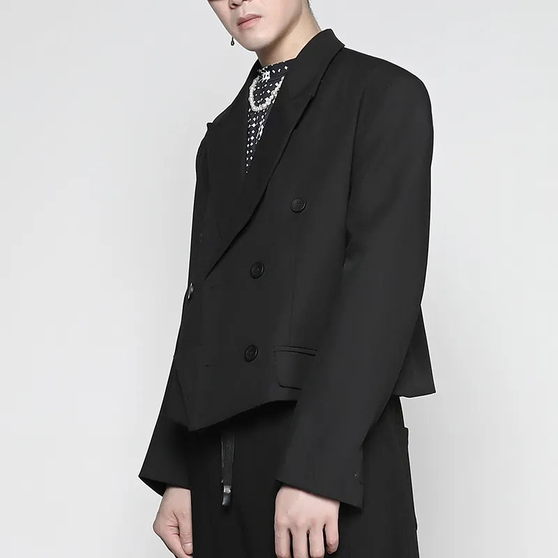 RAYSHOW Business Suit Men's Black-3