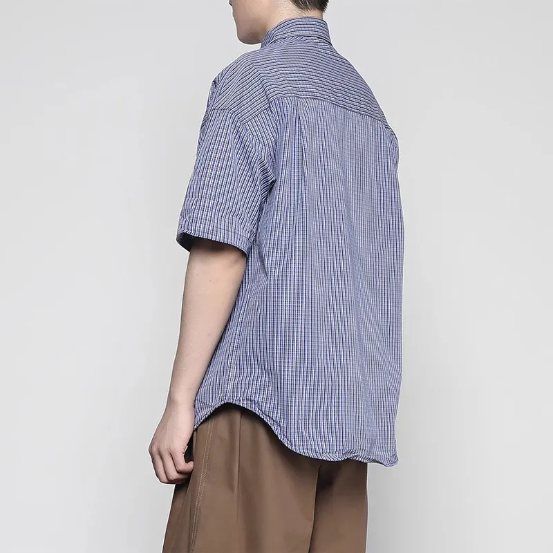 RAYSHOW Shirts Men Blue-1