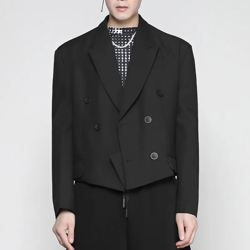 RAYSHOW Business Suit Men's Black-1