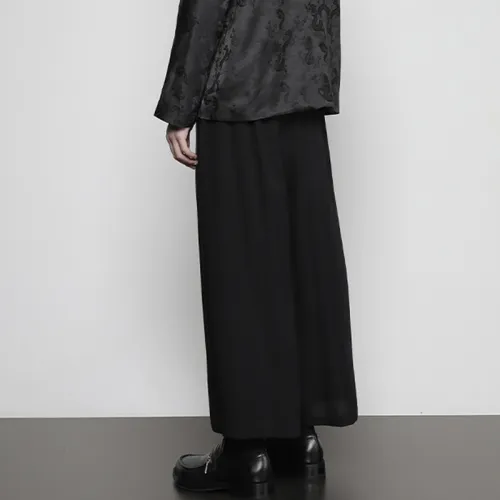RAYSHOW Casual Pants Men's Black