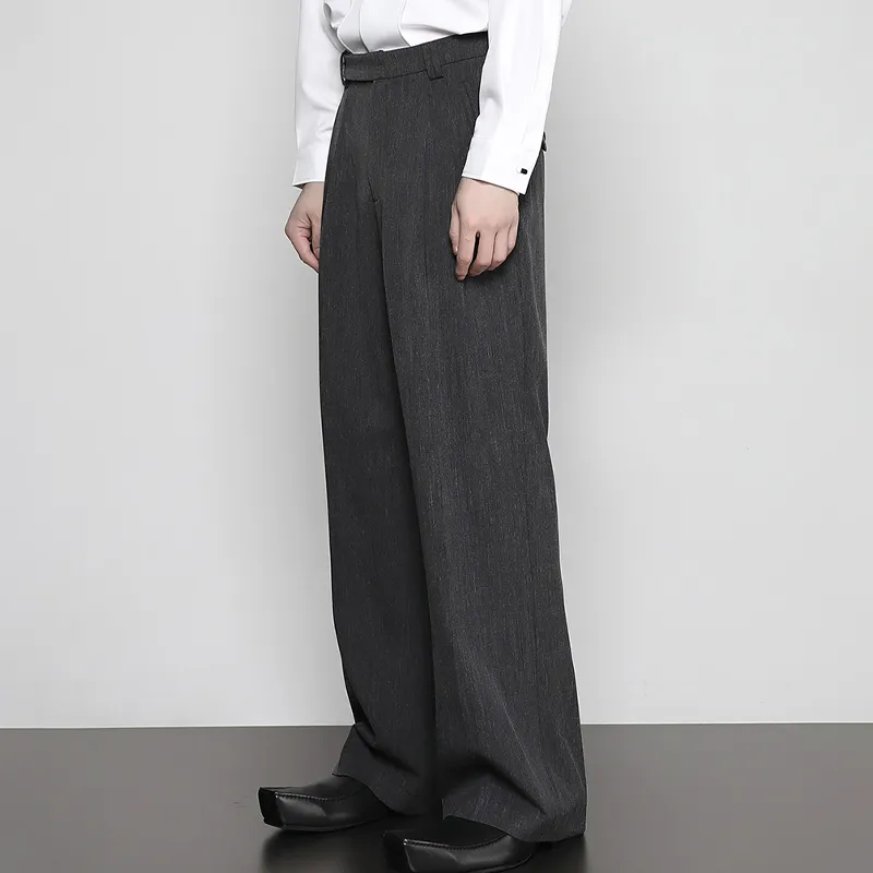 RAYSHOW Casual Pants Men's Gray-2