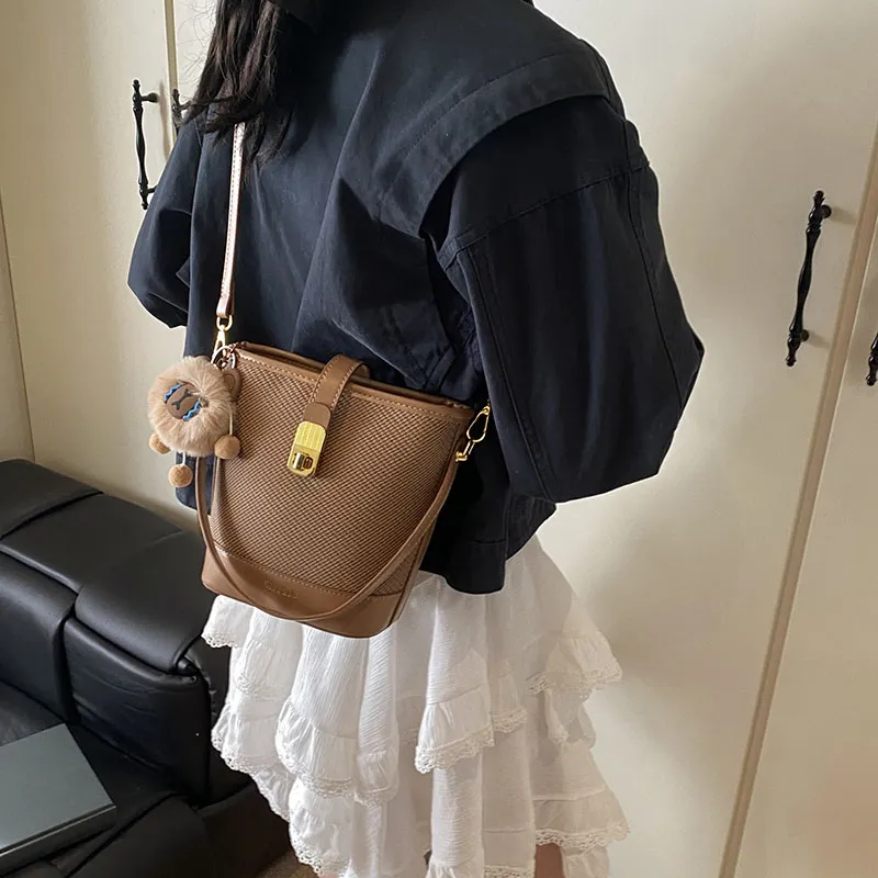 YUANTUZHE PU Bucket Bag Handbag Women's Multicolor-19