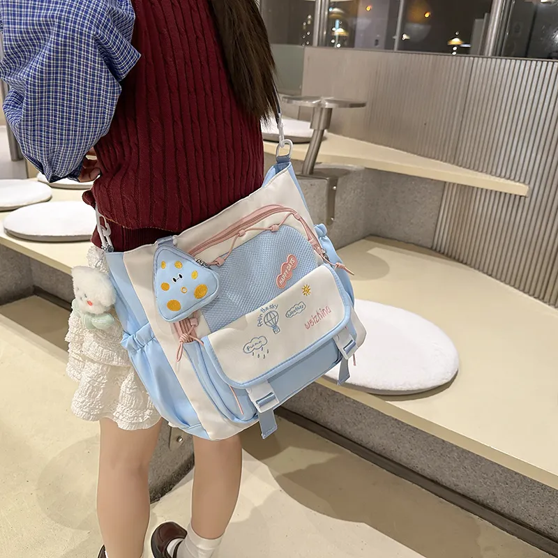 YUANTUZHE Nylon Crossbody Bag Women's Multicolor-12