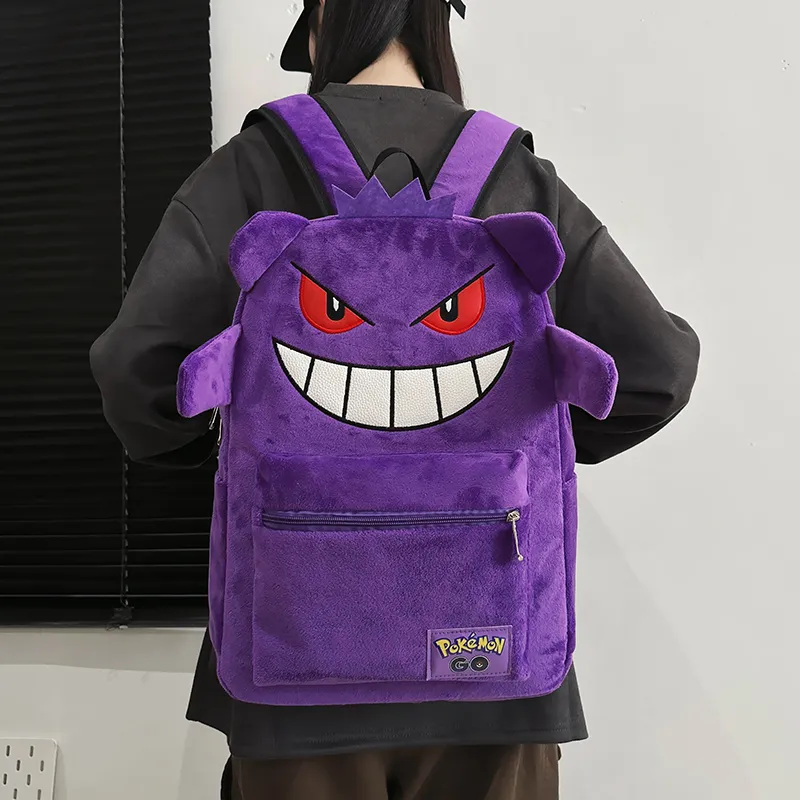 YUANTUZHE Fleece Backpack Unisex Multicolor-5