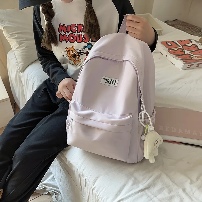 YUANTUZHE Nylon Backpack Regular Women's Multicolor-17