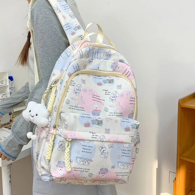 YUANTUZHE Composite Cloth Backpack Women's Multicolor-7