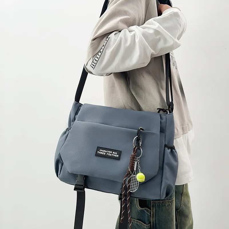 YUANTUZHE Nylon Shoulder Bag Crossbody Bag Unisex Multicolor-13