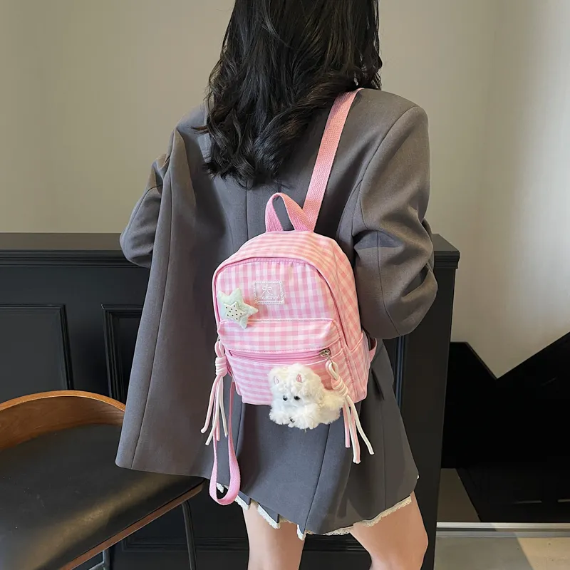 YUANTUZHE Fabric Backpack Regular Women's Multicolor-4