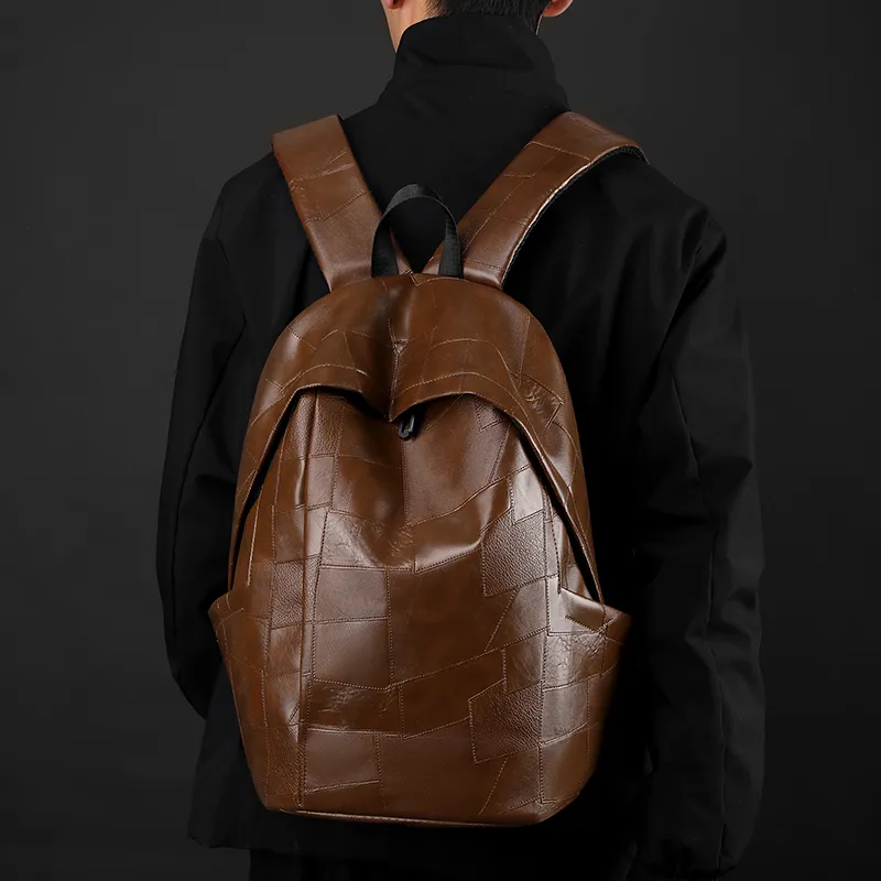 YUANTUZHE Membrana Dermalis Backpack Men's Multicolor-11