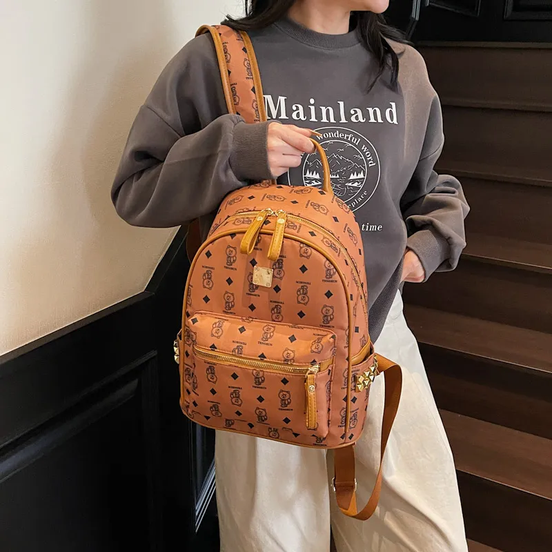 YUANTUZHE Pu Backpack Regular Women's Multicolor-2