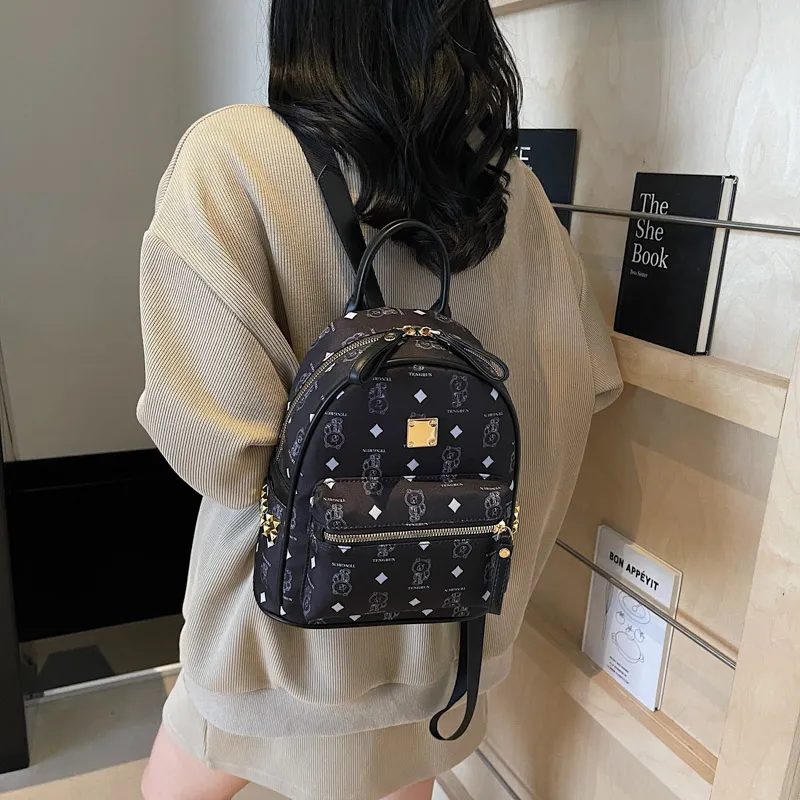 YUANTUZHE Pu Backpack Regular Women's Multicolor-19