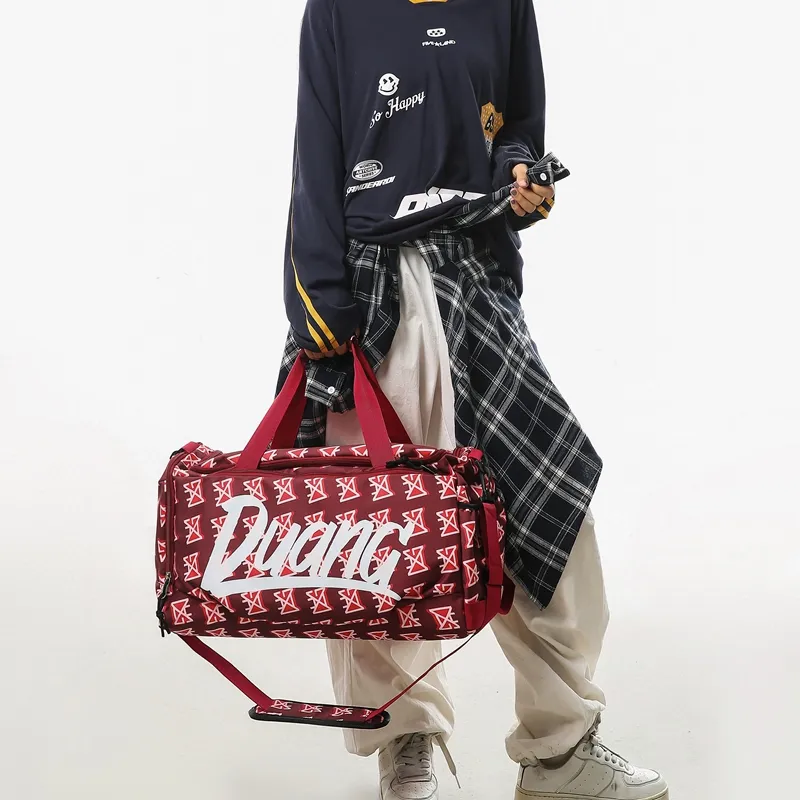 YUANTUZHE Nylon Travel Bag Unisex Multicolor-13