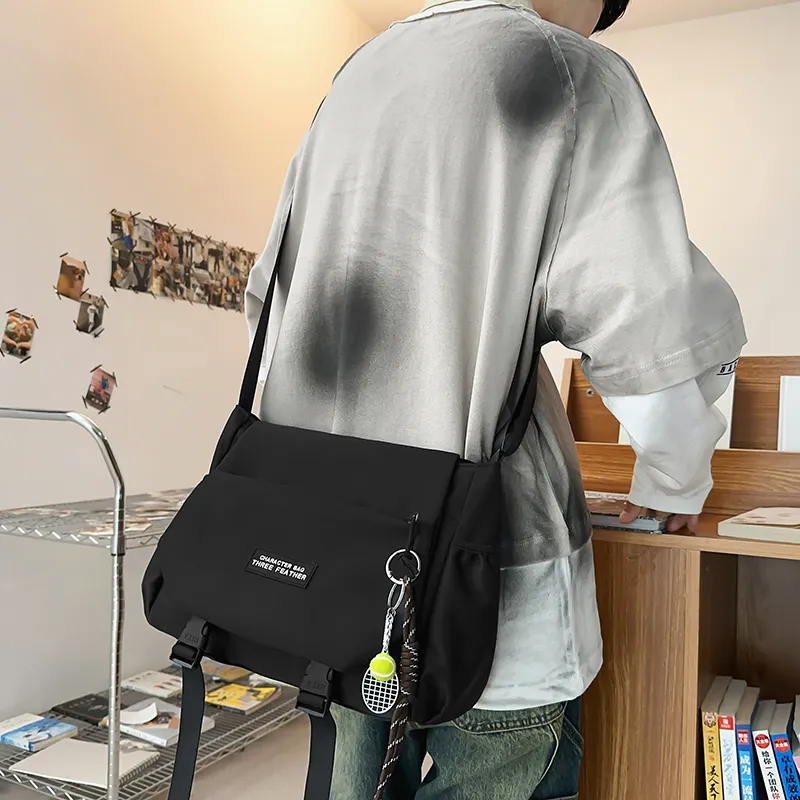 YUANTUZHE Nylon Shoulder Bag Crossbody Bag Unisex Multicolor-8