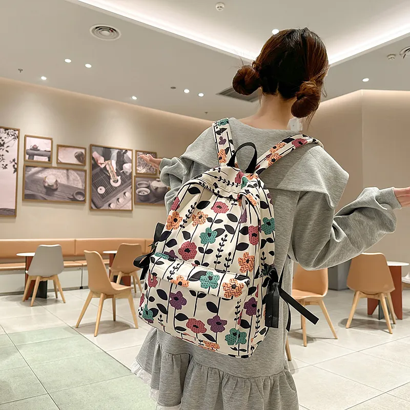 YUANTUZHE Nylon Backpack Women's Multicolor-1