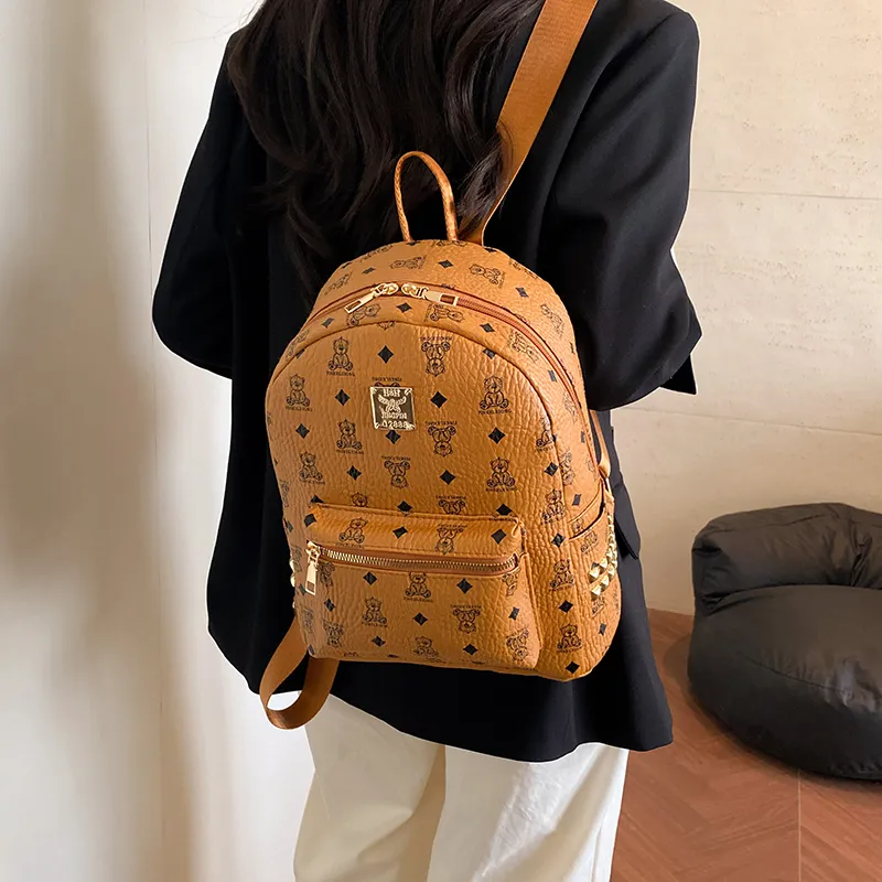YUANTUZHE PU Backpack Women's Multicolor-12