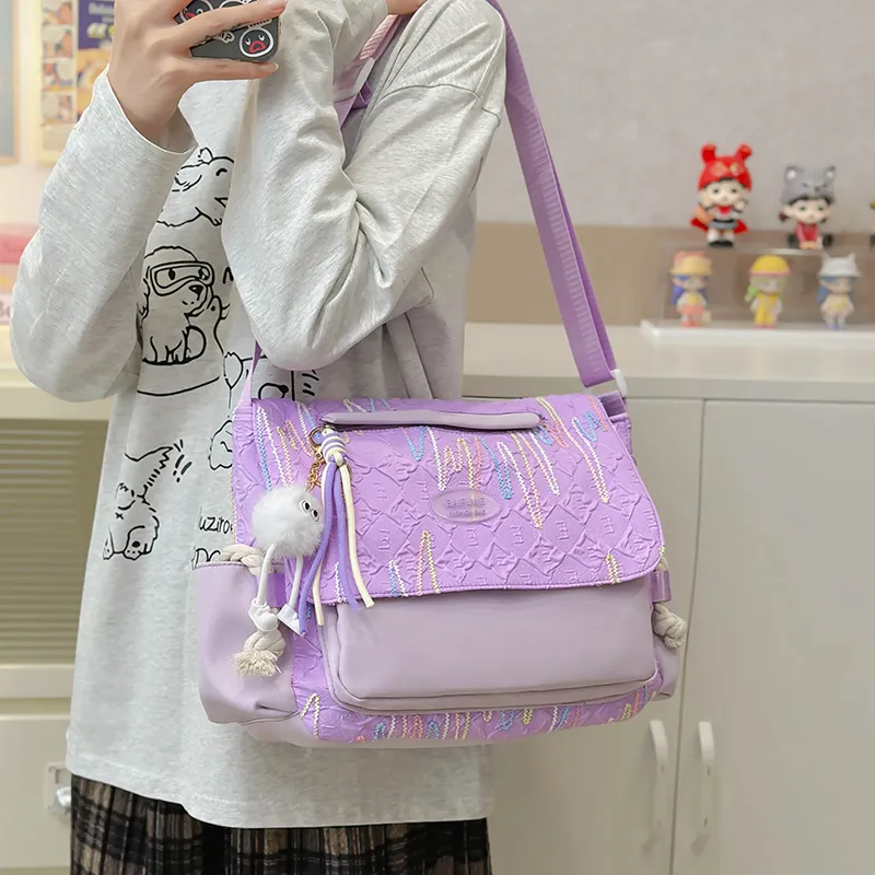 YUANTUZHE Polyester Crossbody Bag Regular Women's Multicolor-7