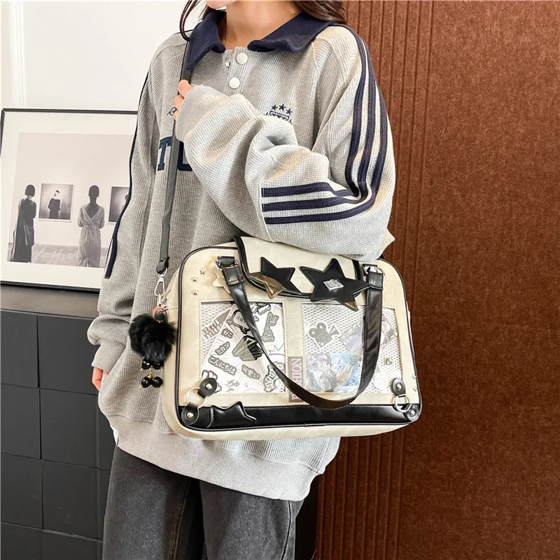 YUANTUZHE Denim Crossbody Handbags Women's Multicolor-13