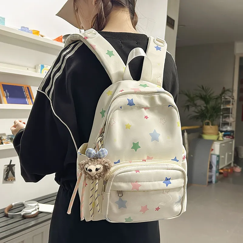 YUANTUZHE Cotton Backpack Women's Multicolor-1